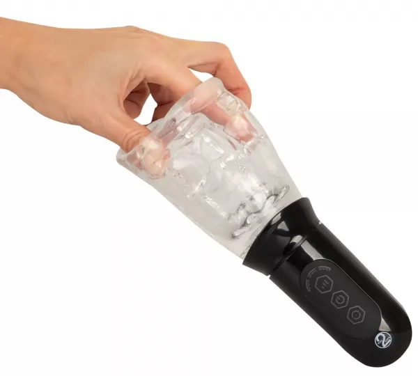 Stroker Rotating Mast. Clear Vibruojantis masturbatorius &ndash; nuotrauka 9