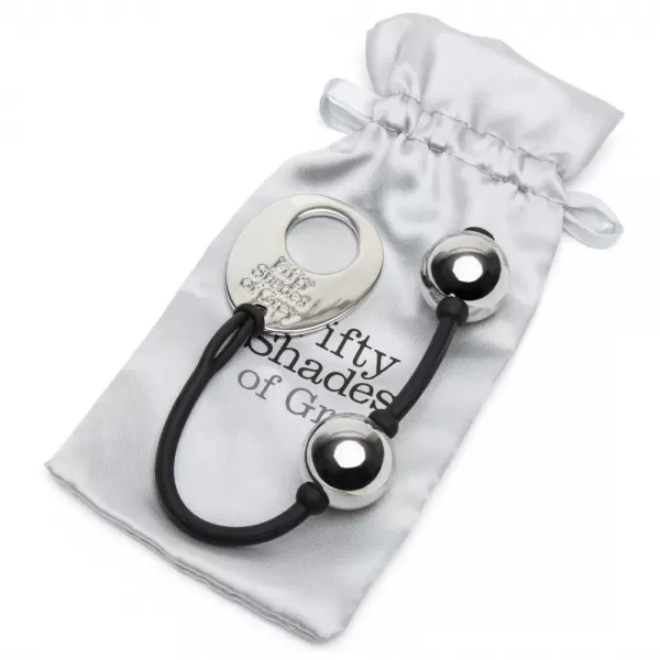 Fifty Shades of Grey fsog ig Mini Silver Pleasure B Vaginalinis kamuoliukas - rutuliukai &ndash; nuotrauka 6