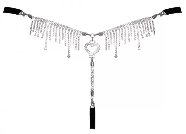 Cottelli lingerie String Rhinestones S-L kelnaitės, stringai &ndash; nuotrauka 5