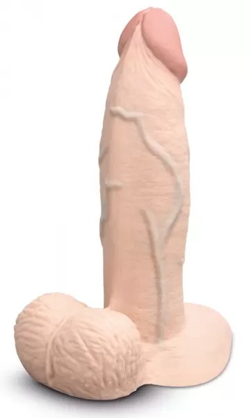 B-Vibe Slipskin 7" Girthy Crea Dildo ir falo imitatorius &ndash; nuotrauka 3