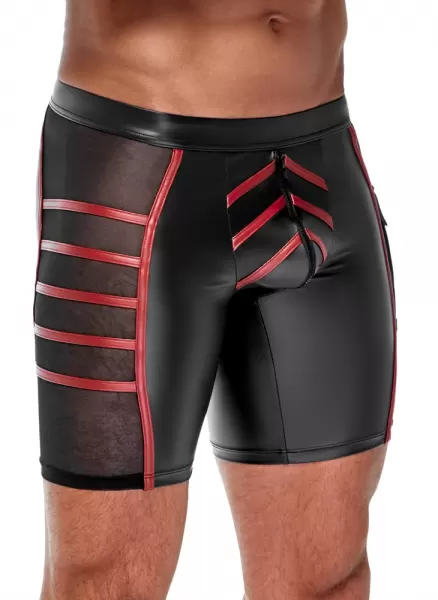 Nek Men's Shorts Black/Red S vyri&scaron;ki stringai &ndash; nuotrauka 3