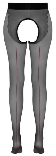 Cottelli legwear Crotchless Tights 4 Prisegamos kojinės &ndash; nuotrauka 8