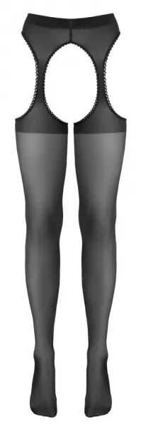 Cottelli legwear Suspender Stockings black 5 Prisegamos kojinės &ndash; nuotrauka 6