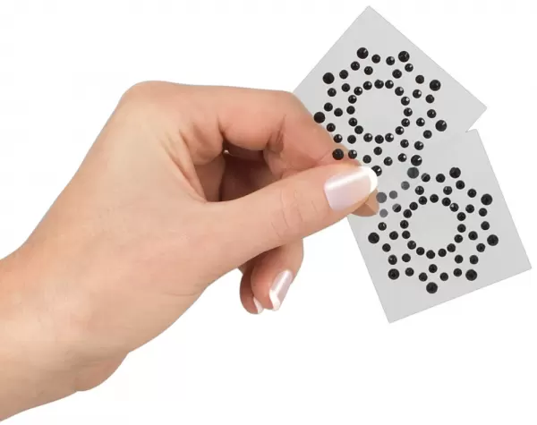 Cottelli Collection Nipple Stickers Rhinestone erotinė dovana &ndash; nuotrauka 4