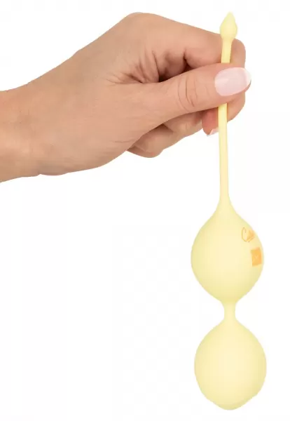 Cuties Love Balls Yellow Vaginalinis kamuoliukas - rutuliukai &ndash; nuotrauka 6