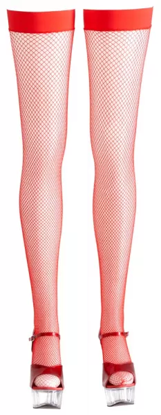 Cottelli legwear Hold-up Stockings red S Prisegamos kojinės &ndash; nuotrauka 3