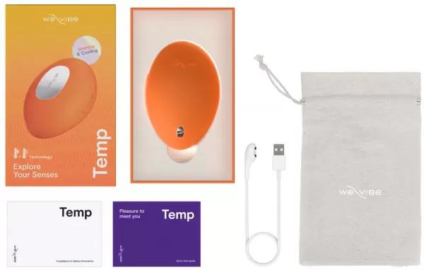We-Vibe Temp Tangerine klitorinis vibratorius &ndash; nuotrauka 12