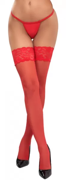 Cottelli legwear Hold-ups red 4 Prisegamos kojinės &ndash; nuotrauka 4