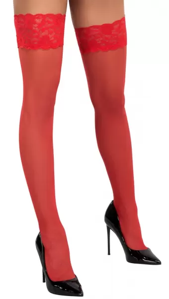 Cottelli legwear Hold-ups red 5 Prisegamos kojinės &ndash; nuotrauka 3