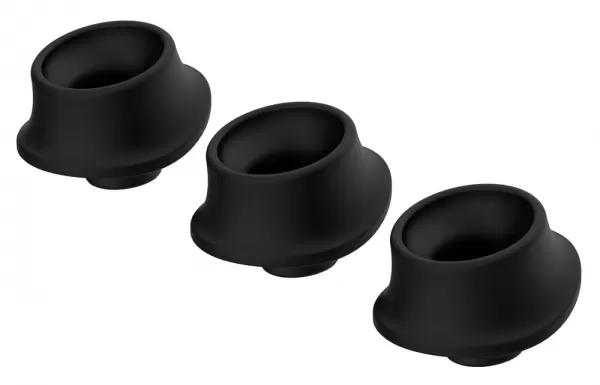 Womanizer W-Heads 3x Black L Sekso žaislo priedas &ndash; nuotrauka 2