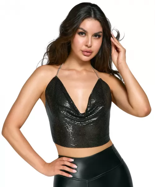 Cottelli accessoires Metal Top black Teminis kostiumas &ndash; nuotrauka 2
