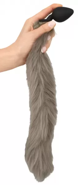 You2Toys Fluffy Tail Grey Analinis kai&scaron;tis &ndash; nuotrauka 7