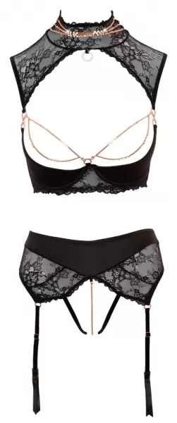 Abierta Fina Shelf Bra Set 75B/S Seksuali liemenėlė &ndash; nuotrauka 8