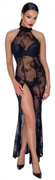 Noir Dress Long xl Seksuali suknelė &ndash; nuotrauka 2