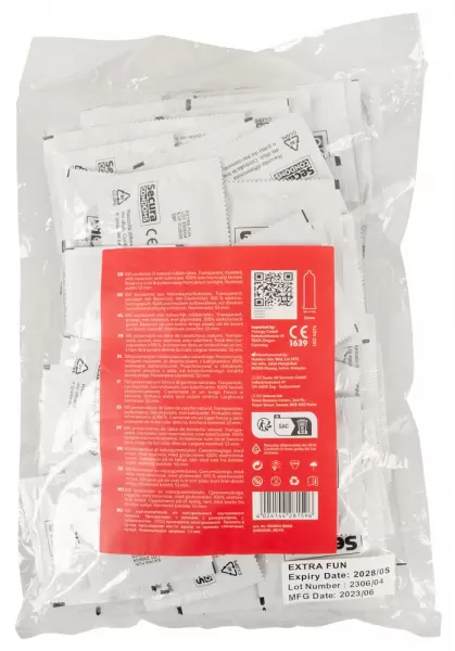 Secura Condoms Secura Extra Fun 100pcs Bag Prezervatyvai &ndash; nuotrauka 2