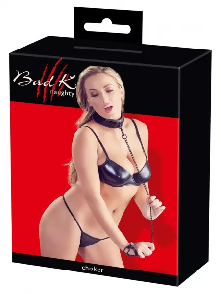 Bad Kitty Collar with Leash antkaklis/pavadėlis &ndash; nuotrauka 5