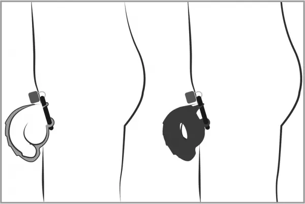 Black velvets Cock & Ball cage bdsm ir feti&scaron;as &ndash; nuotrauka 11