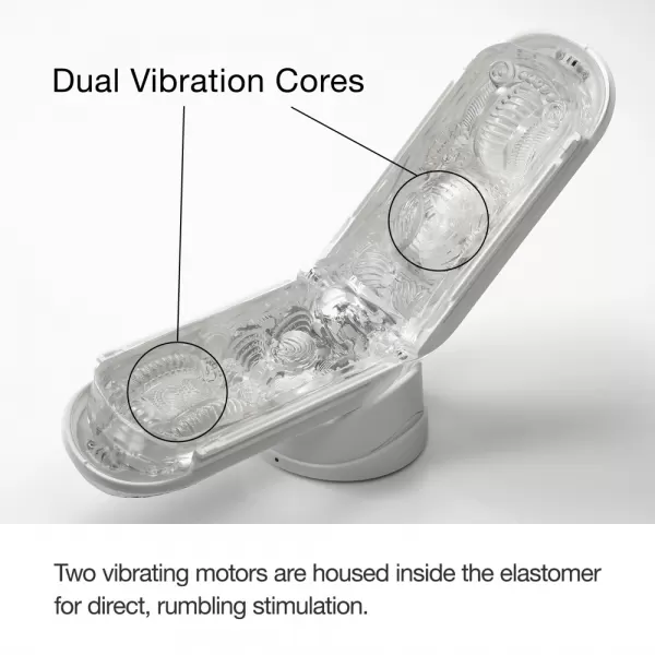 Tenga Flip Zero Gravity White Electr Vibruojantis masturbatorius &ndash; nuotrauka 5