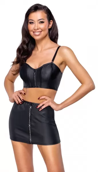 Cottelli party Skirt Rhinestone Zip L seksualus sijonas &ndash; nuotrauka 4