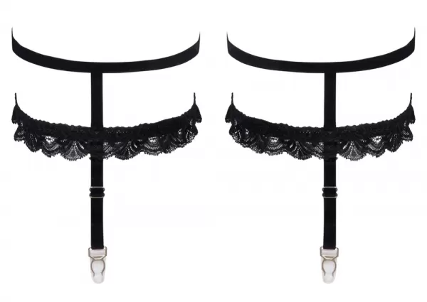 Cottelli accessoires Garters x 2 L/XL Seksuali juvelyrika &ndash; nuotrauka 5