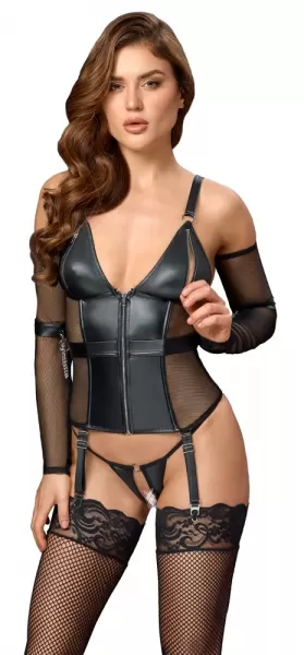 Cottelli bondage Bondage Basque S Seksuali lateksinė apranga &ndash; nuotrauka 4