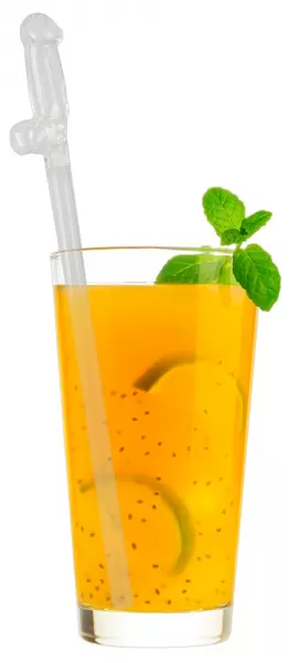 Out of the Blue Glass Drinking Straw Willy x 4 erotinė dovana &ndash; nuotrauka 7