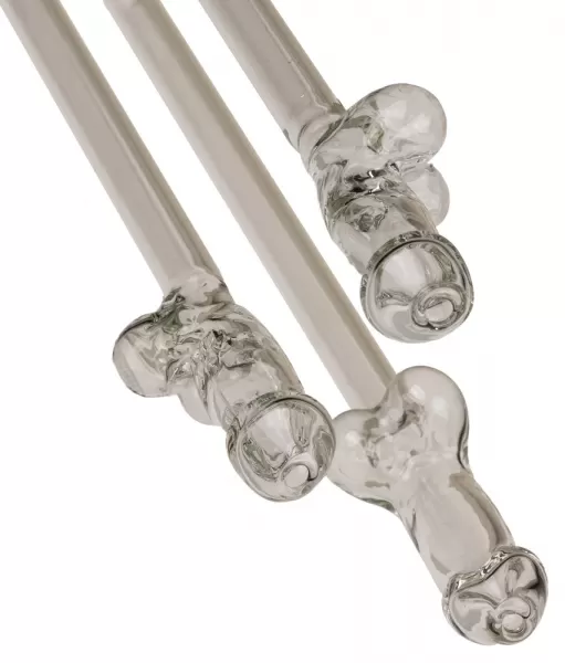 Out of the Blue Glass Drinking Straw Willy x 4 erotinė dovana &ndash; nuotrauka 5