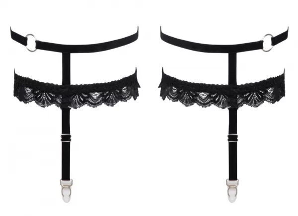 Cottelli accessoires Garters x 2 L/XL Seksuali juvelyrika &ndash; nuotrauka 4