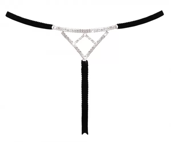 Cottelli lingerie String Rhinestones S-L kelnaitės, stringai &ndash; nuotrauka 6