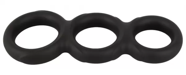 Erecto Triple Cock Ring Penio žiedas - užveržėjas &ndash; nuotrauka 3
