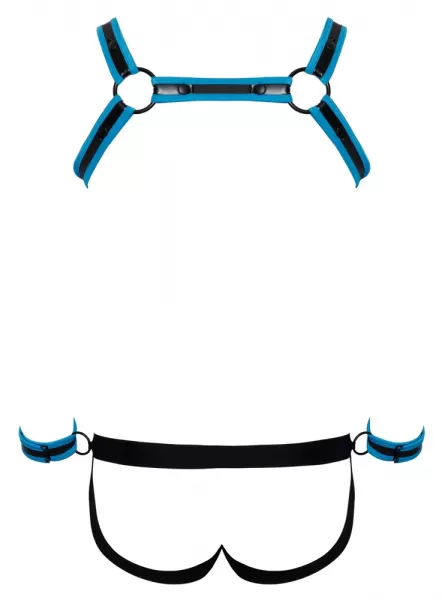 Svenjoyment Bondage Men's Jock set black/blue 2XL Seksualus aksesuaras vyrams &ndash; nuotrauka 7