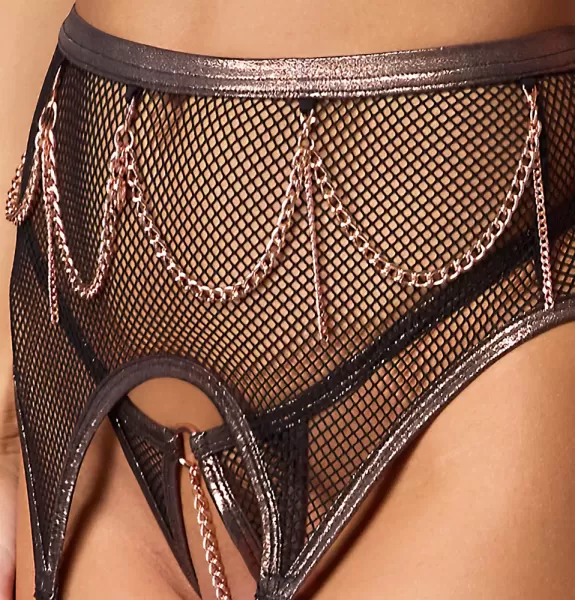 Abierta Fina Bra Suspender Set Net S Seksuali liemenėlė &ndash; nuotrauka 6