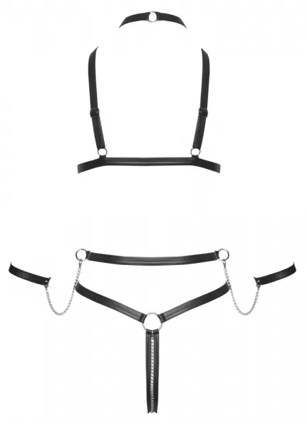 Bad Kitty Strap Body xl Seksuali lateksinė apranga &ndash; nuotrauka 6