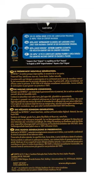 Manix Skyn Extra Lubricated 10 Papildomai lubrikuoti prezervatyvai &ndash; nuotrauka 3