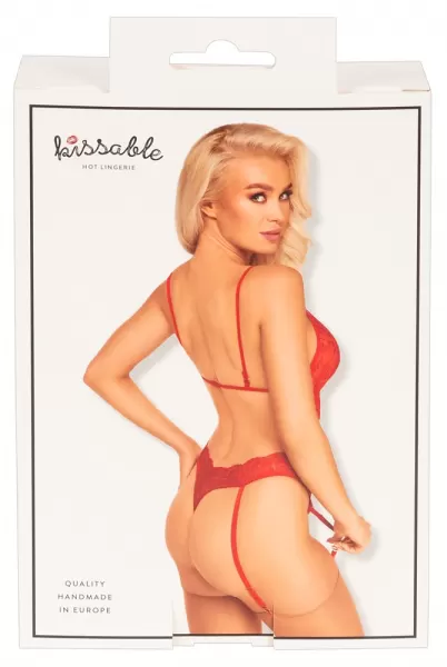 Kissable Body red L/XL glaustinukė &ndash; nuotrauka 8