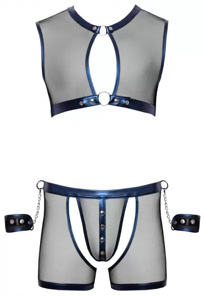 Svenjoyment Bondage Men's Shirt+Pants L seksualios vyri&scaron;kos trumpikės &ndash; nuotrauka 8