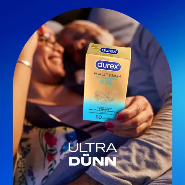 Durex Hautnah Extra gro&szlig; x 10 Prezervatyvai &ndash; nuotrauka 4