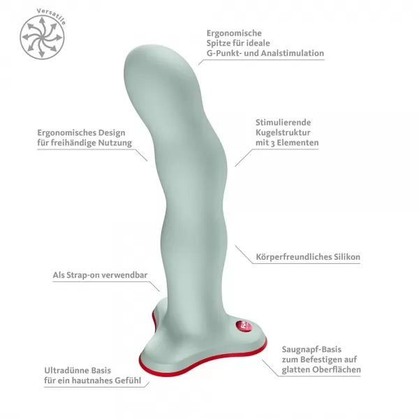 Fun Factory Bouncer Light Green realisti&scaron;kas dildo &ndash; nuotrauka 7