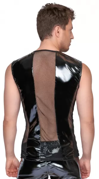Black Level Vinyl M. Shirt S vyri&scaron;ka lateksinė apranga &ndash; nuotrauka 5
