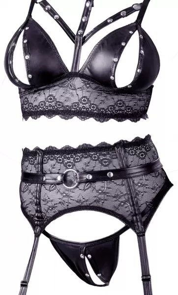 Bondage Bra Suspender Set xl Seksuali liemenėlė &ndash; nuotrauka 14
