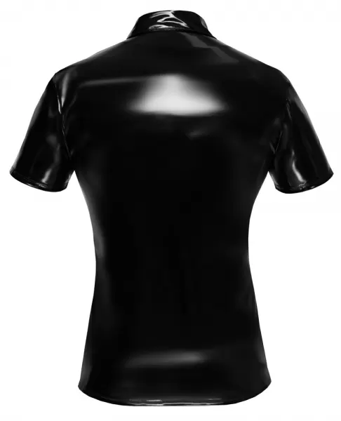Black Level Vinyl M. Polo Shirt L vyri&scaron;ka lateksinė apranga &ndash; nuotrauka 7