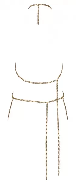 Cottelli accessoires Body Chain Gold Seksuali juvelyrika &ndash; nuotrauka 6