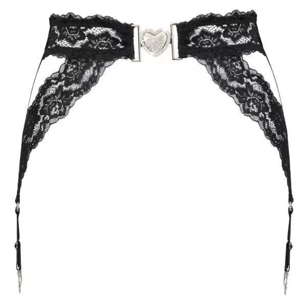 Cottelli lingerie Suspender Belt heart L/XL Seksuali liemenėlė &ndash; nuotrauka 6