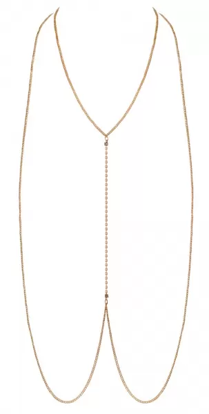 Cottelli accessoires Body Chain Gold Seksuali juvelyrika &ndash; nuotrauka 8