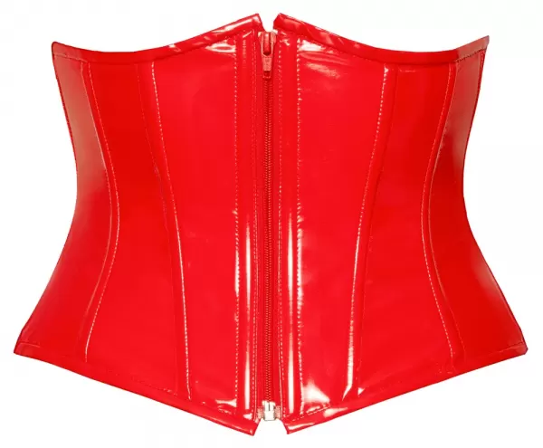 Black Level Vinyl Waist Cincher red L Seksuali lateksinė apranga &ndash; nuotrauka 6
