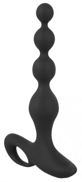 Black Velvets bv Vibrating Anal Beads Vibruojantis analinis dildo &ndash; nuotrauka 2