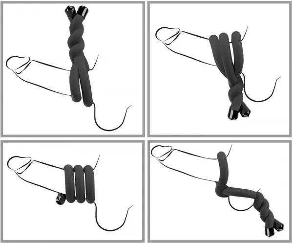 Bad Kitty bk bendable cock & ball ring Penio žiedas - užveržėjas &ndash; nuotrauka 11