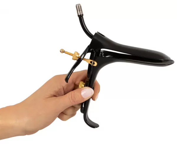 Fetish Collection Speculum w Air&Liquid Tube Gol bdsm ir feti&scaron;as &ndash; nuotrauka 7