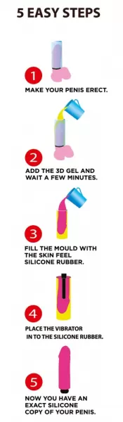 Cloneboy Vibrator Hot Pink klonavimo rinkinys &ndash; nuotrauka 4