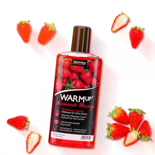WARMup Strawberry 150ml masažo aliejus &ndash; nuotrauka 2